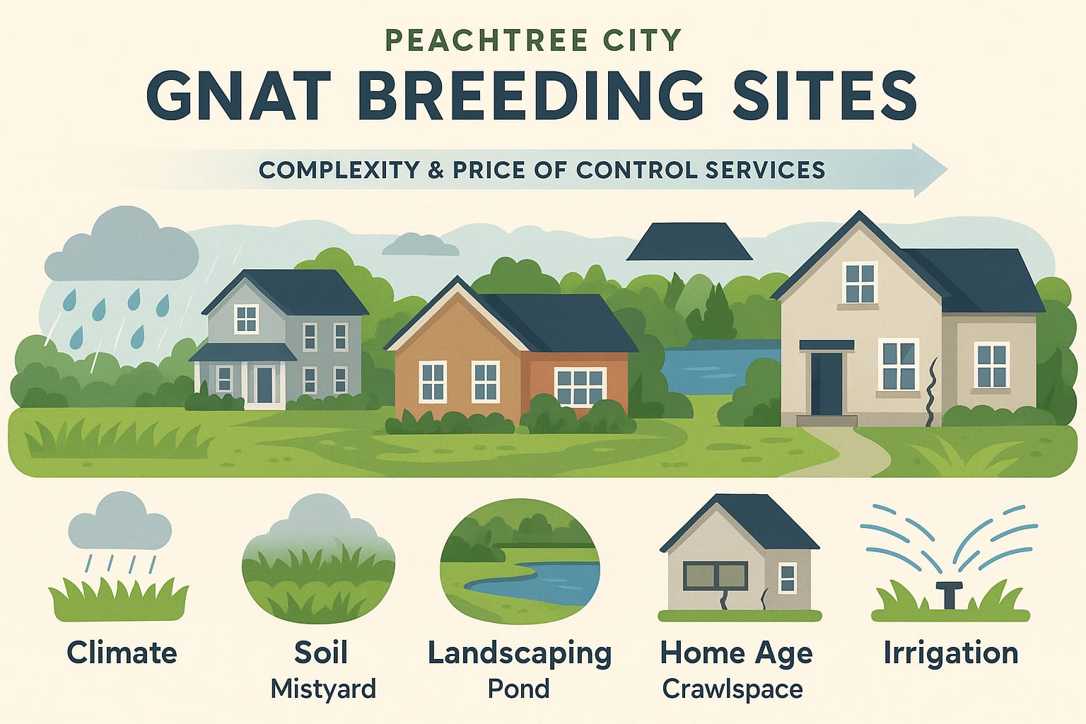 Simple gnat prevention tips for Peachtree City GA homes