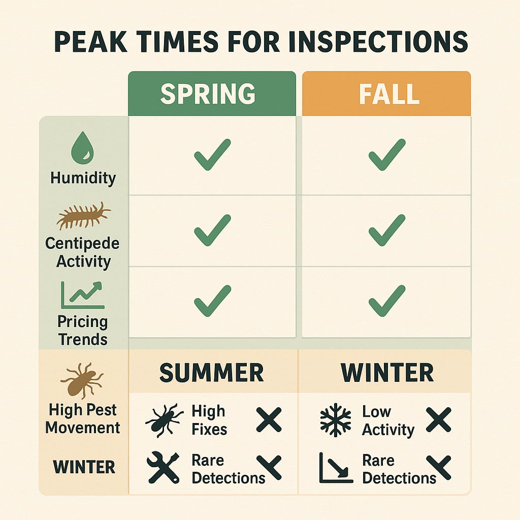 When Should You Schedule a Centipede Inspection in Sandy Springs?
