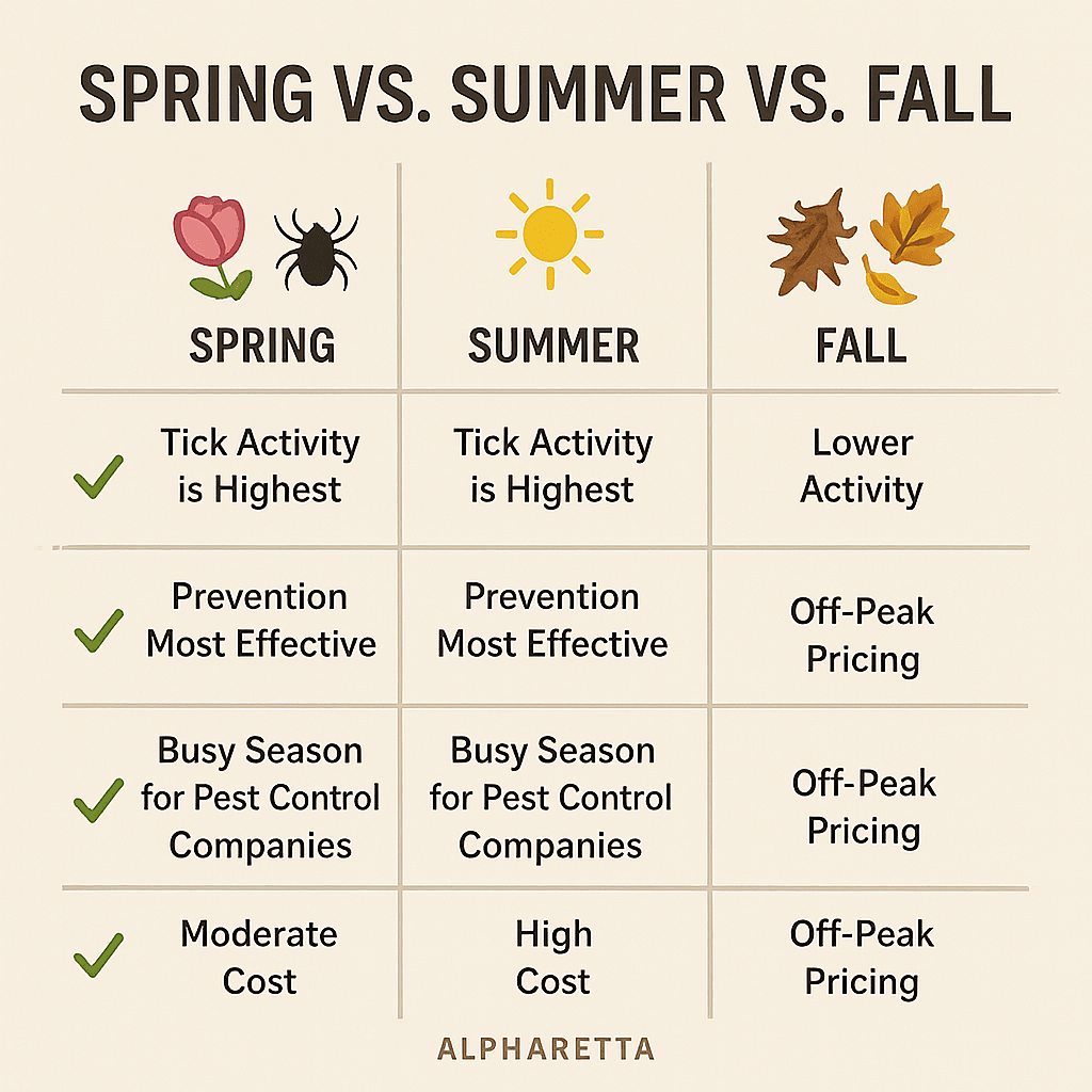 Timing Your Tick Control for Real Results in Alpharetta