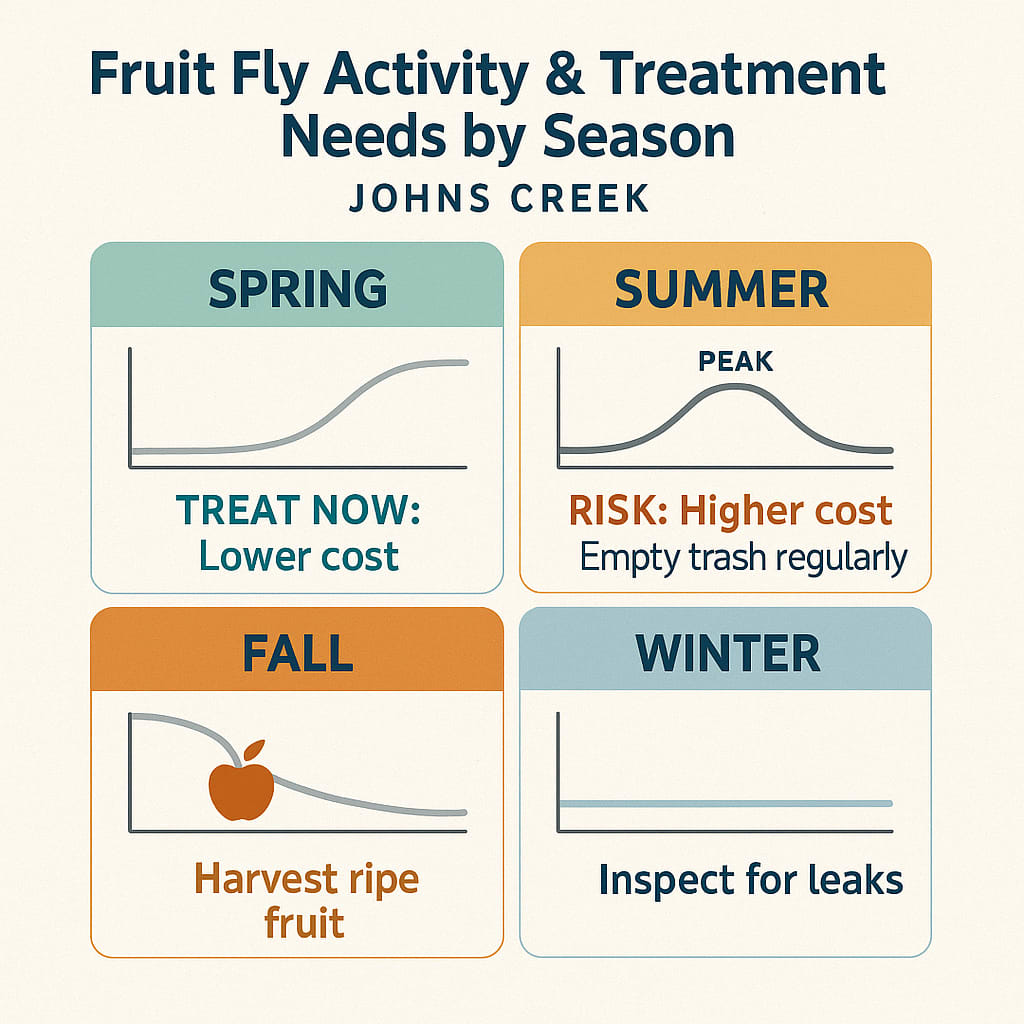 Fruit fly activity and treatment
