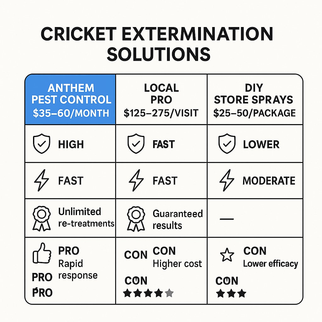 Cost of fast cricket exterminator Sandy Springs GA