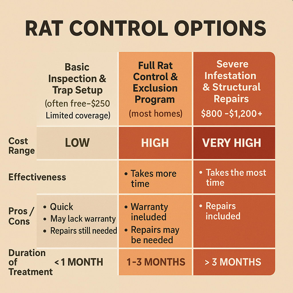 Cost of rat control Smyrna, Georgia