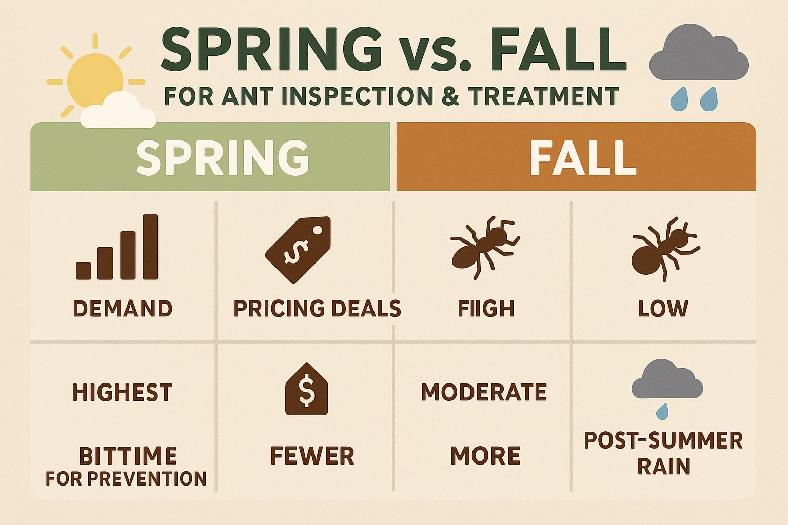 Best Time for an Ant Inspection in Alpharetta