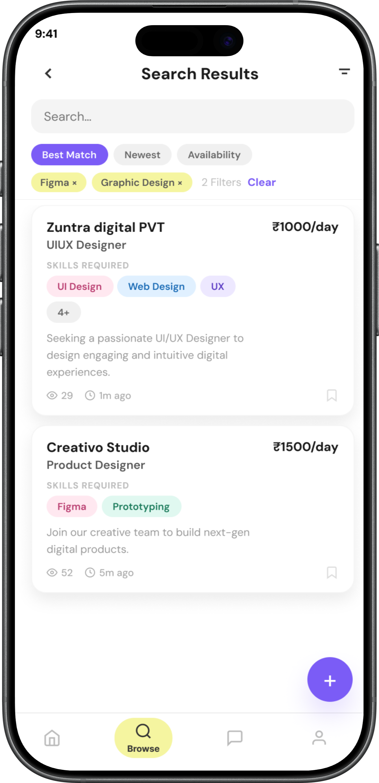 Huzzler Dashboard Mobile Application