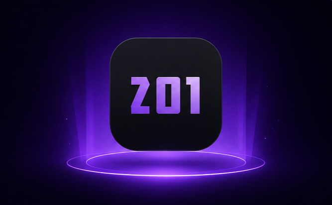 Z01 3D App Icon Floating Display