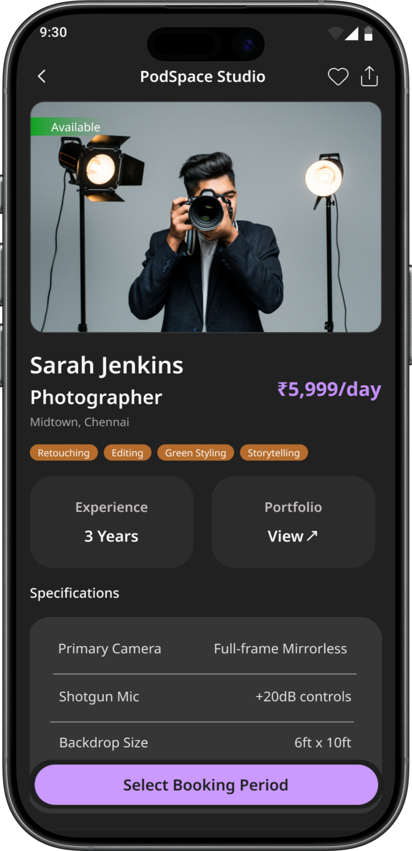 Z01 PodSpace Studio Mobile App Showcase