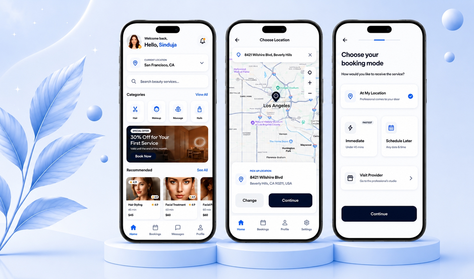 Zuca Mobile Experience - Book Now