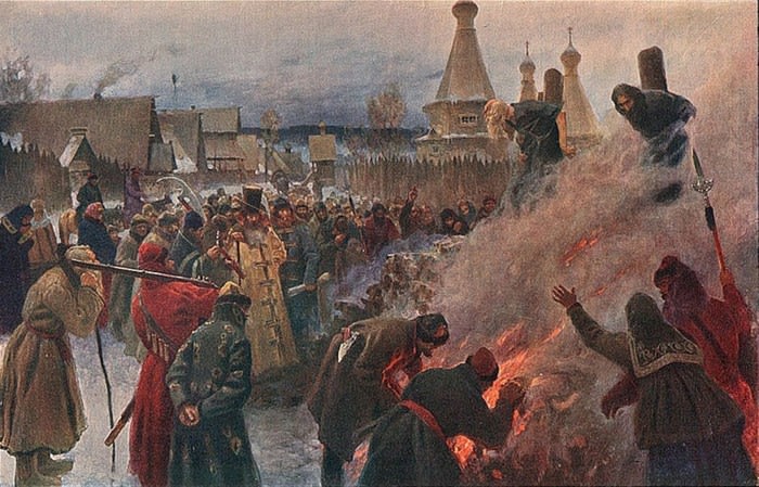 сожжение протопопа Аввакума