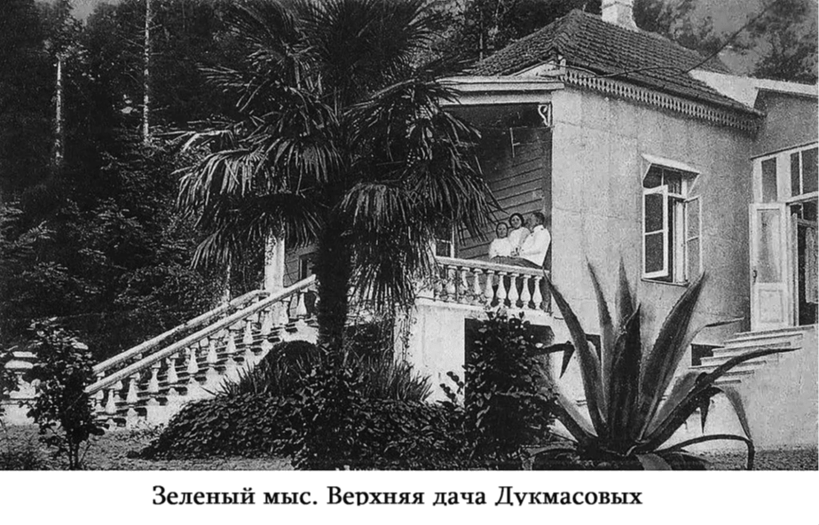 зелёный мыс. Верхняя дача Дукмасовых