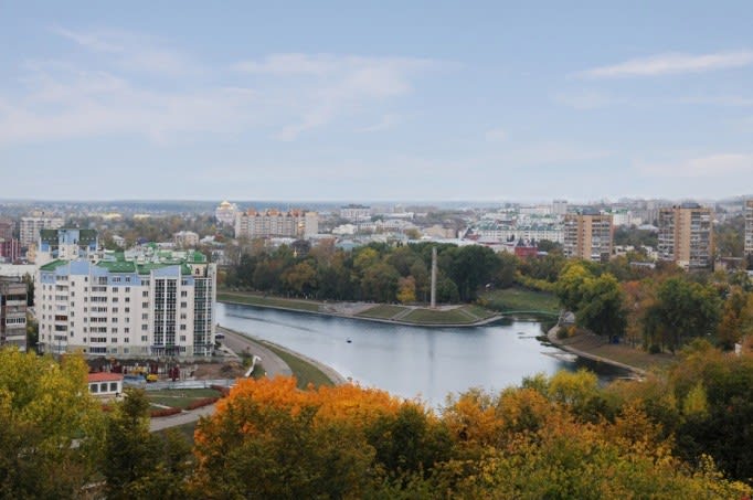 вид на Оку в центре Орла