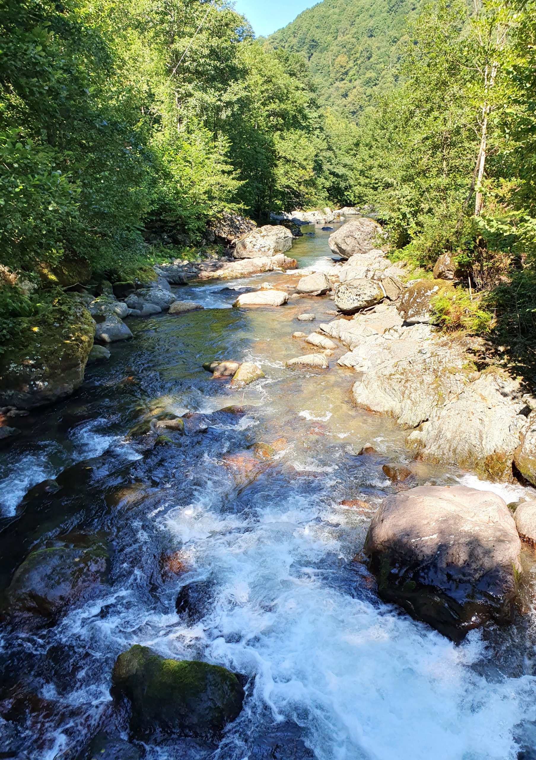 протекающая река Чаквисцкали