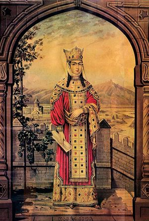 рисунок царицы Тамары
