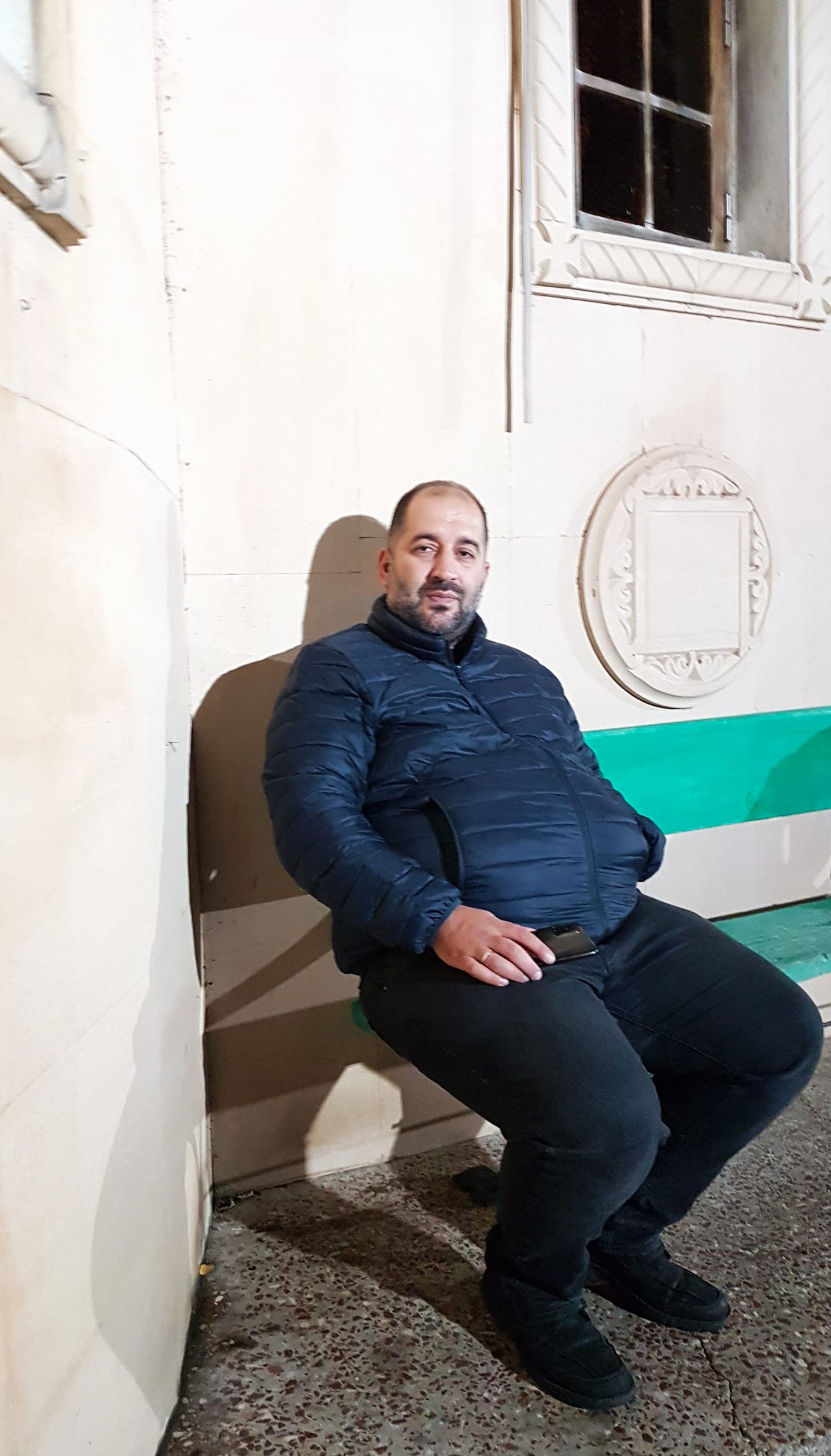 Гурам Цитлидзе в синей куртке