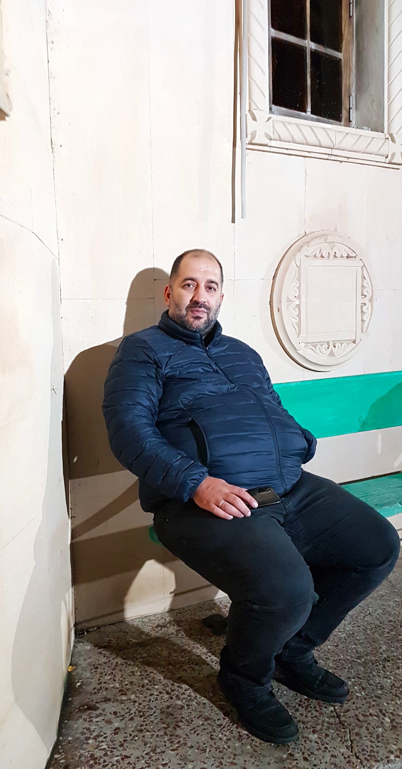 Гурам Цитлидзе в синей куртке