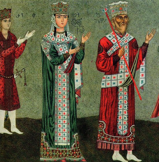 фрагмент фрески монастыря Бетания