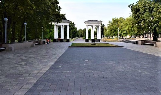 вид из городского парка в Орле