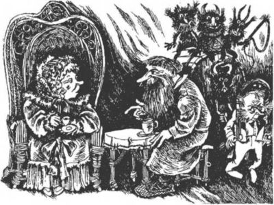 иллюстрация про чертей