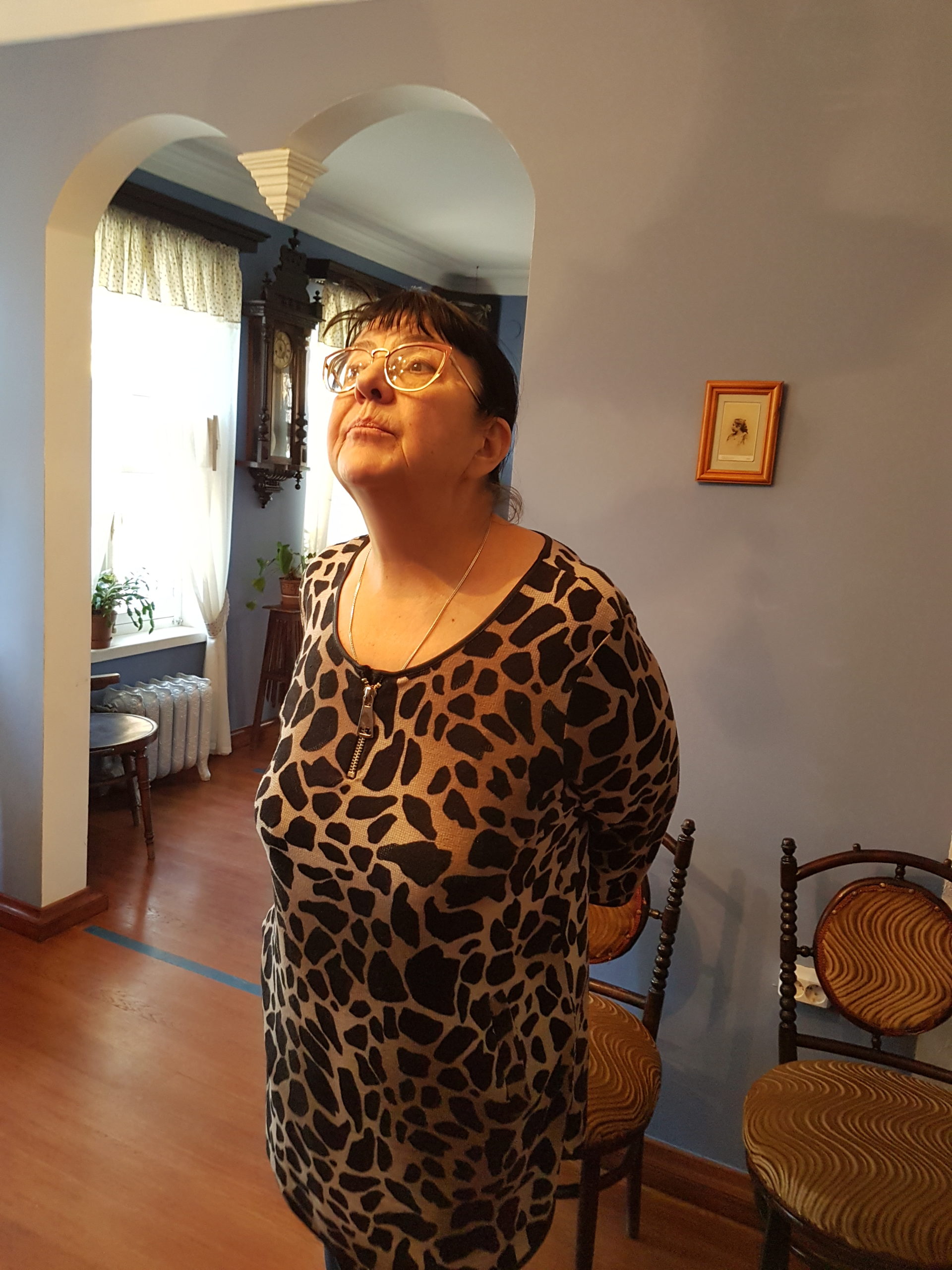 Татьяна Полушина в доме Андреева