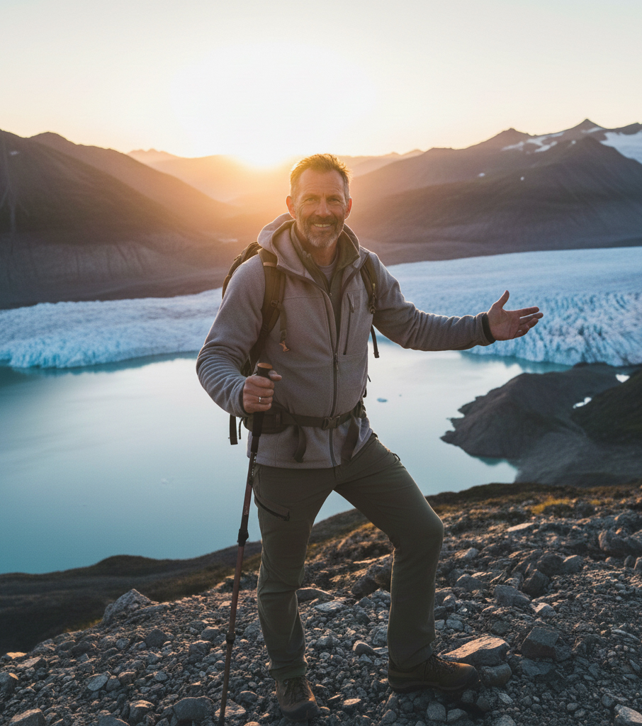 Mountain trail in high country, space to think again