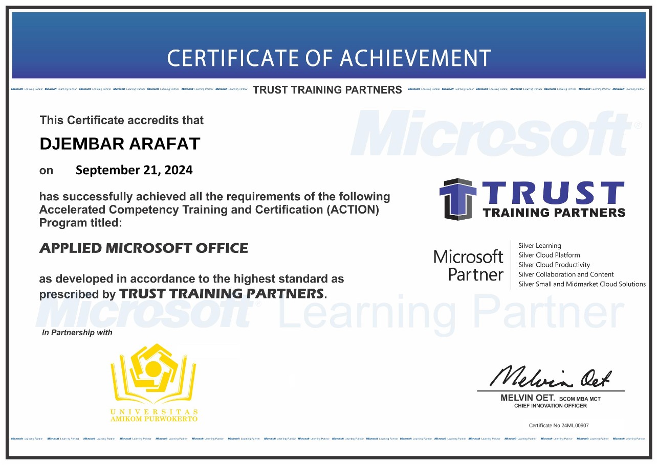 Microsoft Office Skills Certification