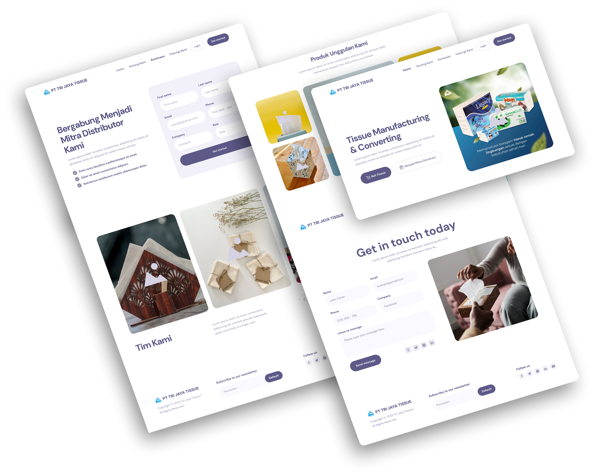 Tri Jaya - Company Profile Website