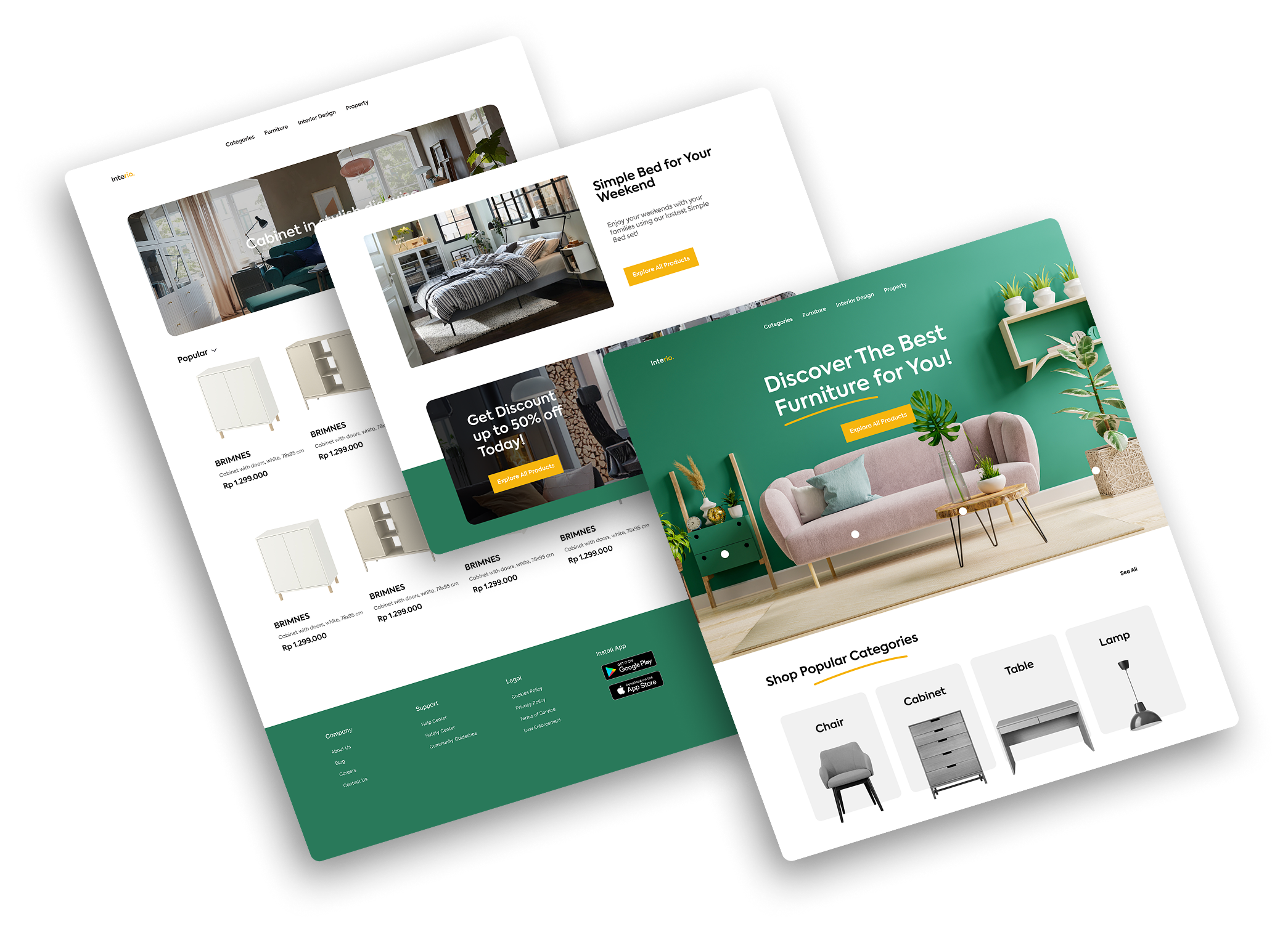 Furniture Landing Page