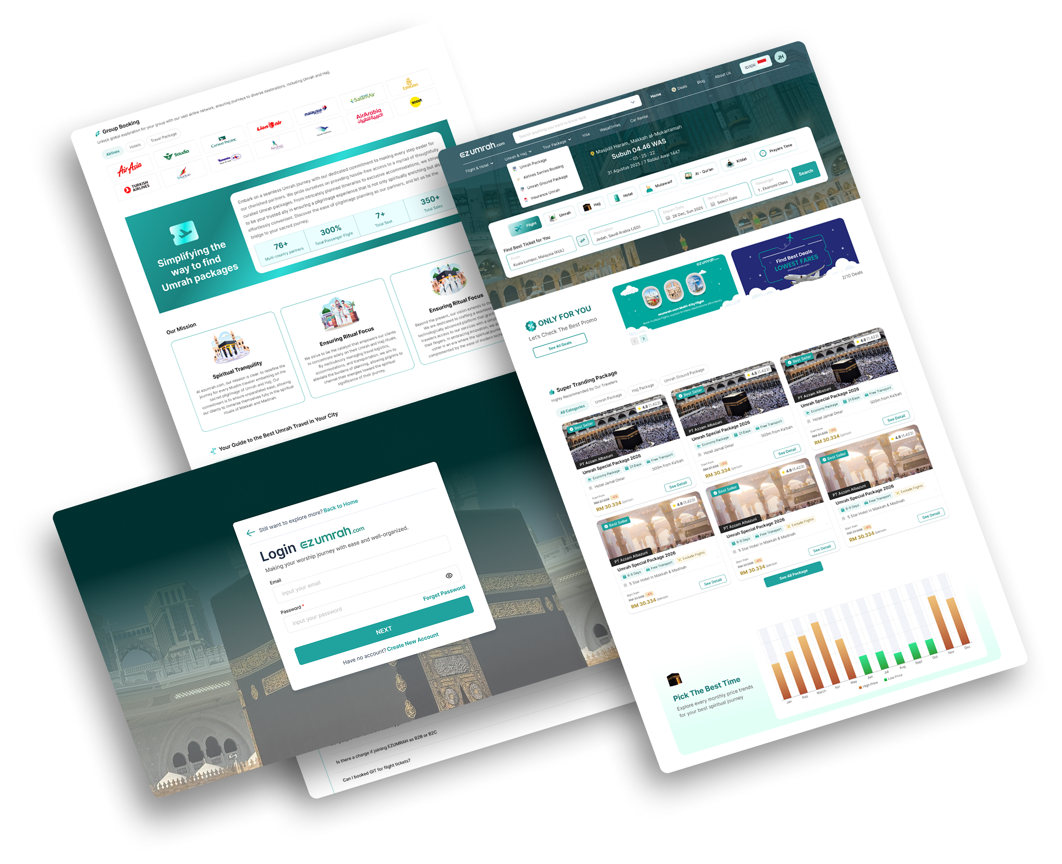 EzUmrah Platform - UI/UX Redesign & Frontend Developmen