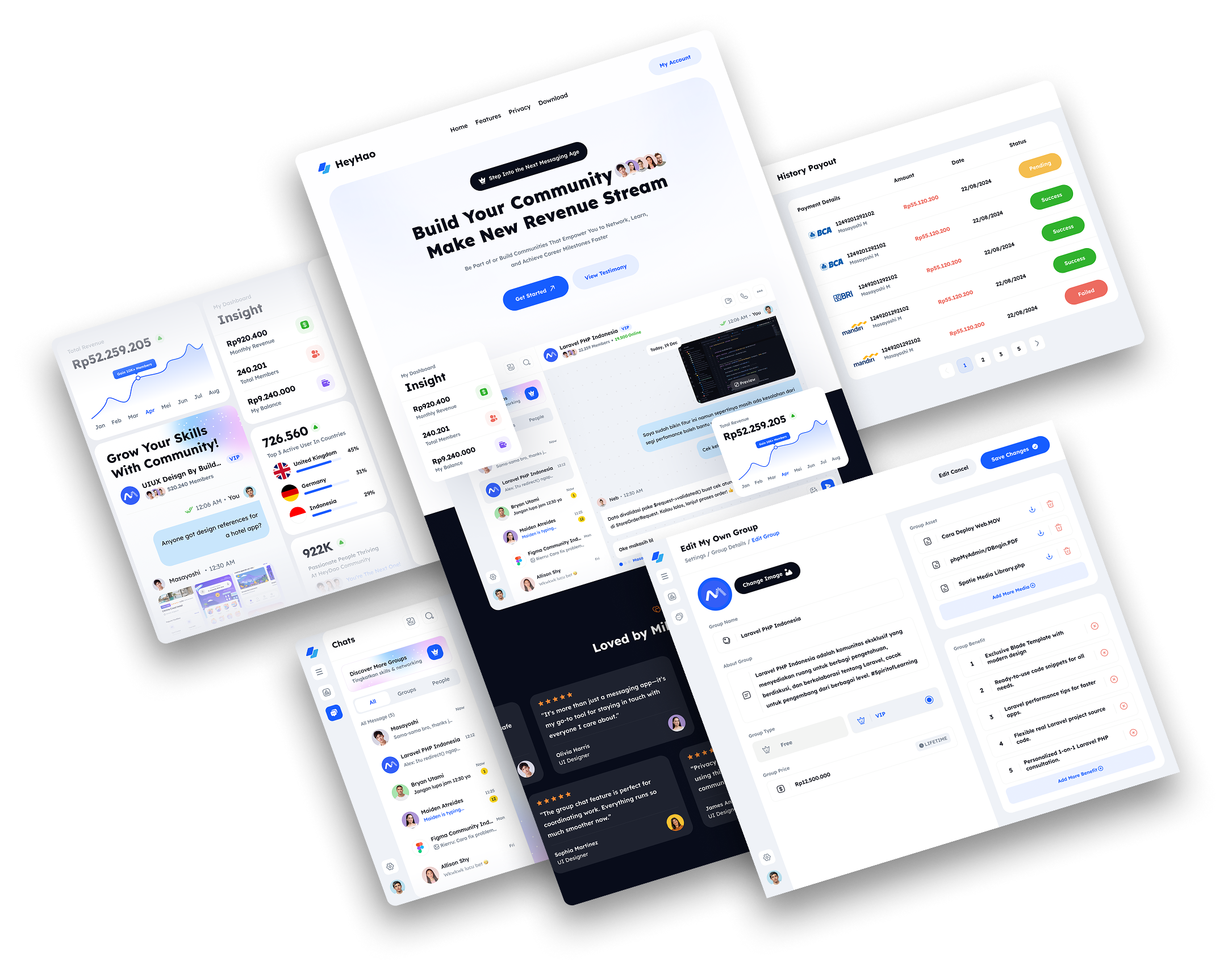 HeyHao Discord Clone - Web Development