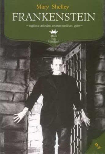 Frankenstein; or, The Modern Prometheus by Mary Shelley, book cover