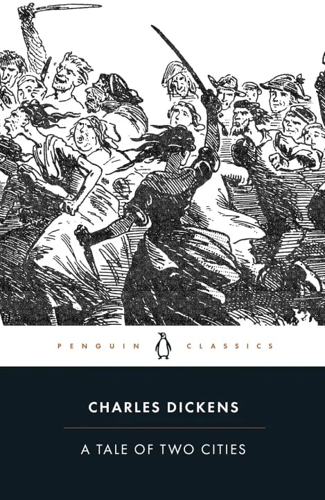 A Tale of Two Cities by Charles Dickens, book cover