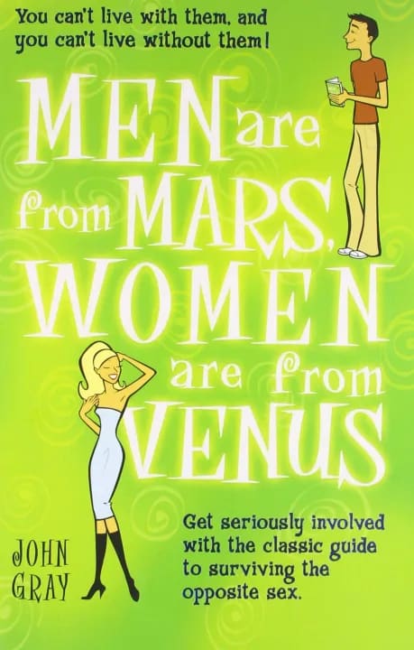 Men Are From Mars Women Are From Venus by John Gray, book cover