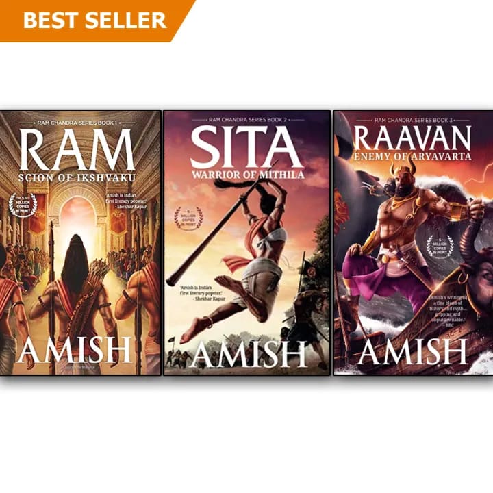 Ram Chandra Series - Ram: Scion of Ikshvaku, Sita: Warrior of Mithila, Raavan: Enemy of Aryavarta by Amish Tripathi, book cover