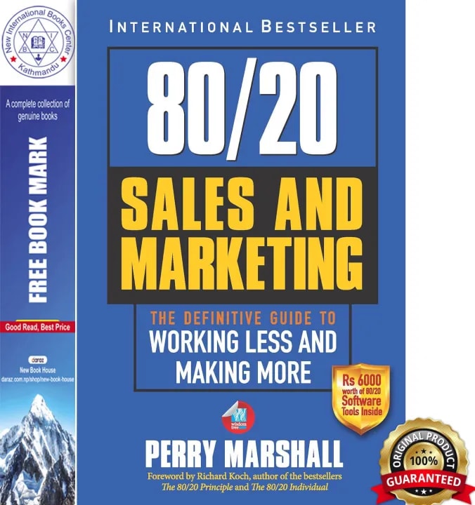 80/20 Sales and Marketing: The Definitive Guide to Working Less and Making More by Perry Marshall, book cover
