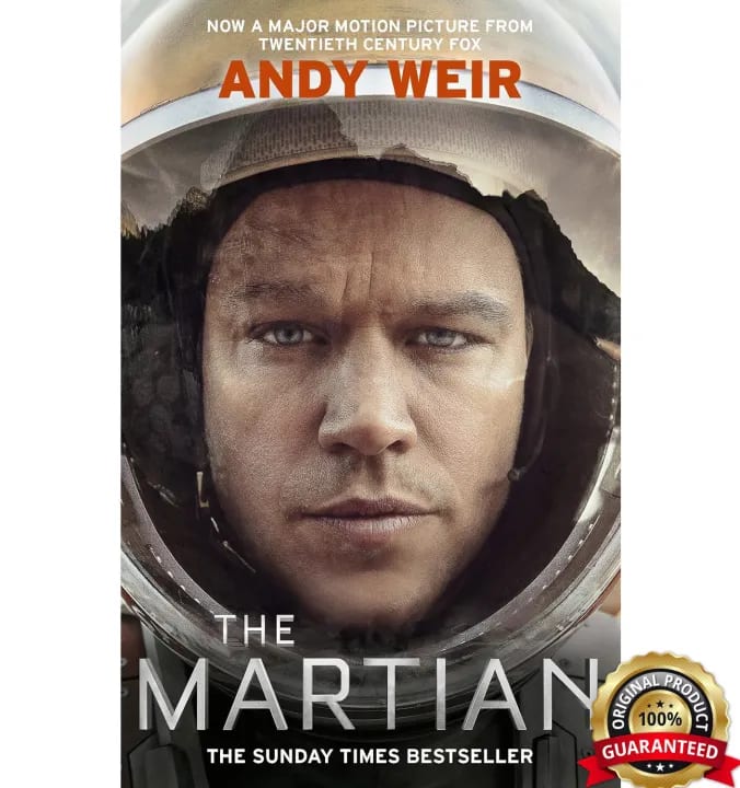 The Martian by Andy Weir, book cover