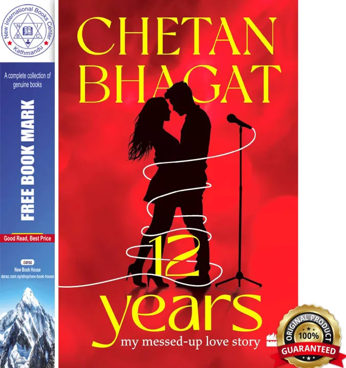 12 Years: My Messed-up Love Story by Chetan Bhagat, book cover