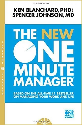The One Minute Manager by Kenneth Blanchard, book cover
