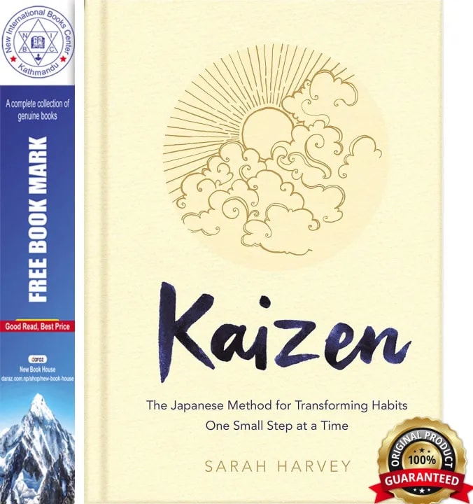 Kaizen: The Japanese Method for Transforming Habits, One Small Step at a Time by Sarah Harvey, book cover