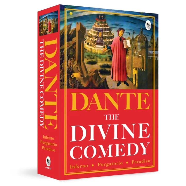 The Divine Comedy by Dante Alighieri, book cover