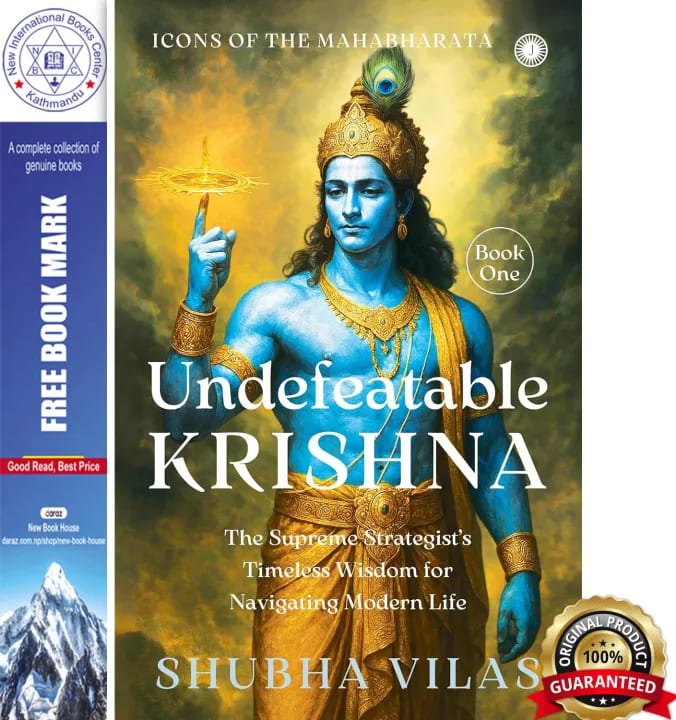 Icons of the Mahabharata – Book 1: Undefeatable Krishna: The Supreme Strategist’s Timeless Wisdom for Navigating Modern Life by Shubha Vilas, book cover