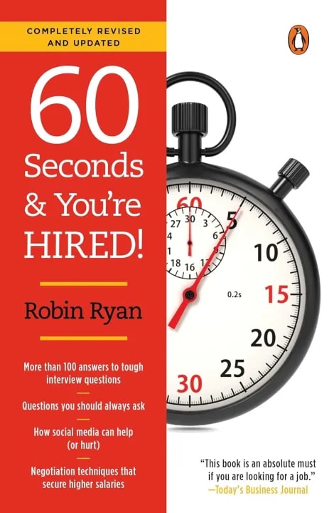 60 Seconds And You're Hired! by Robin Ryan, book cover