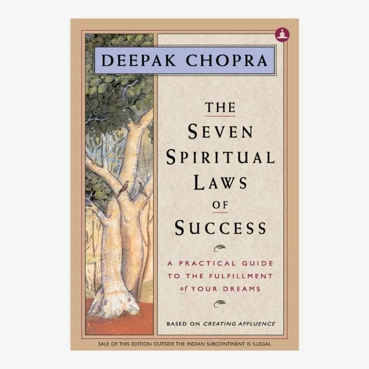 The Seven Spiritual Laws of Success by Deepak Chopra, book cover