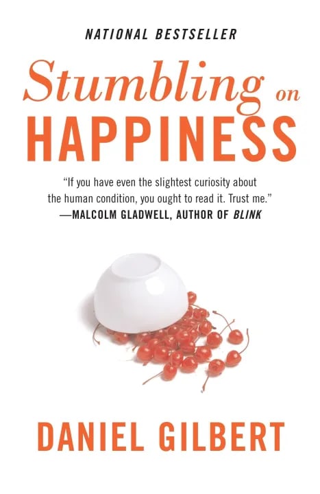 Stumbling on Happiness by Daniel Gilbert, book cover