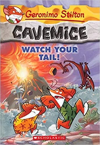 Cavemice Watch Your Tail by Geronimo Stilton, book cover