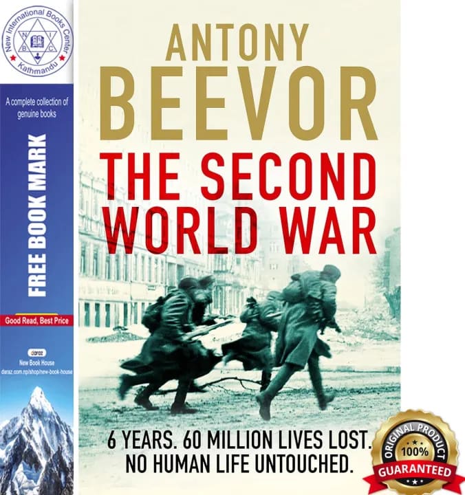 THE SECOND WORLD WAR by Antony Beevor, book cover