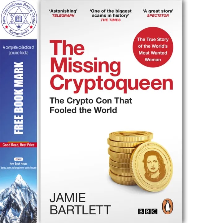 The Missing Cryptoqueen: The Crypto Con That Fooled the World by Jamie Bartlett, book cover