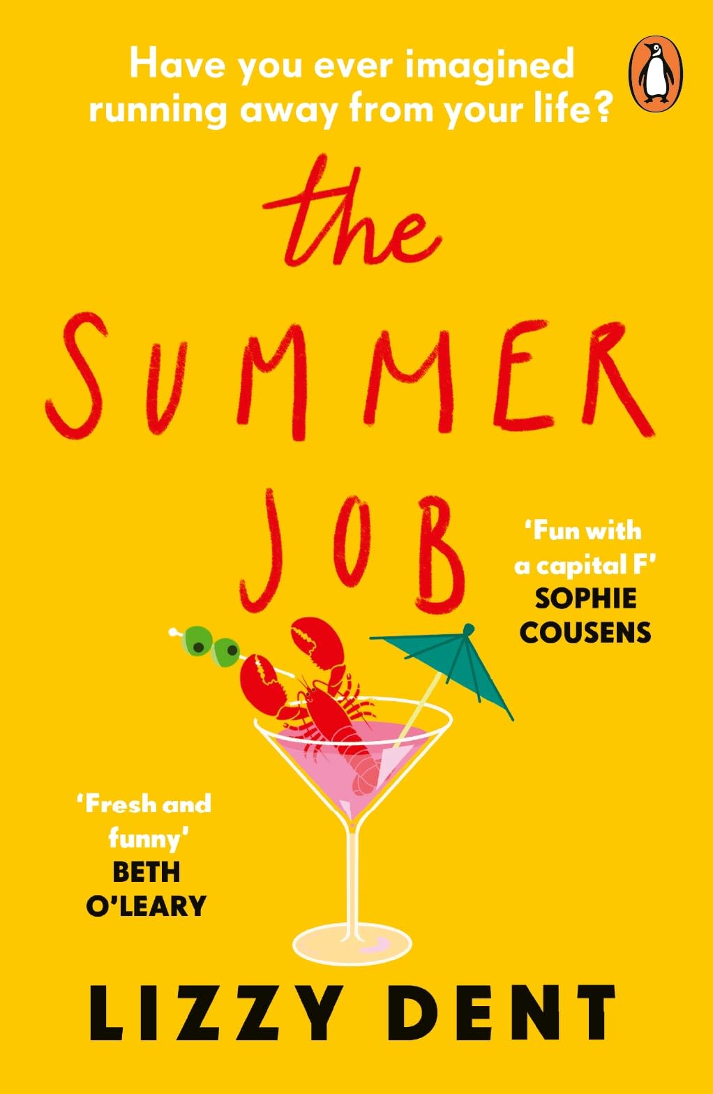 The Summer Job by Lizzy Dent, book cover