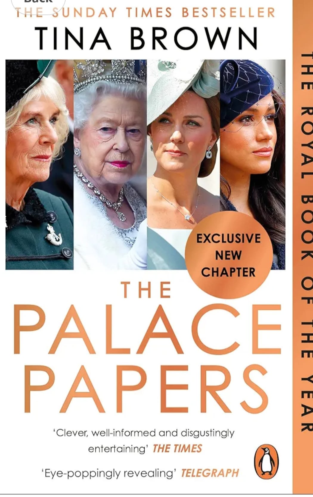 The Palace Papers by Tina Brown, book cover