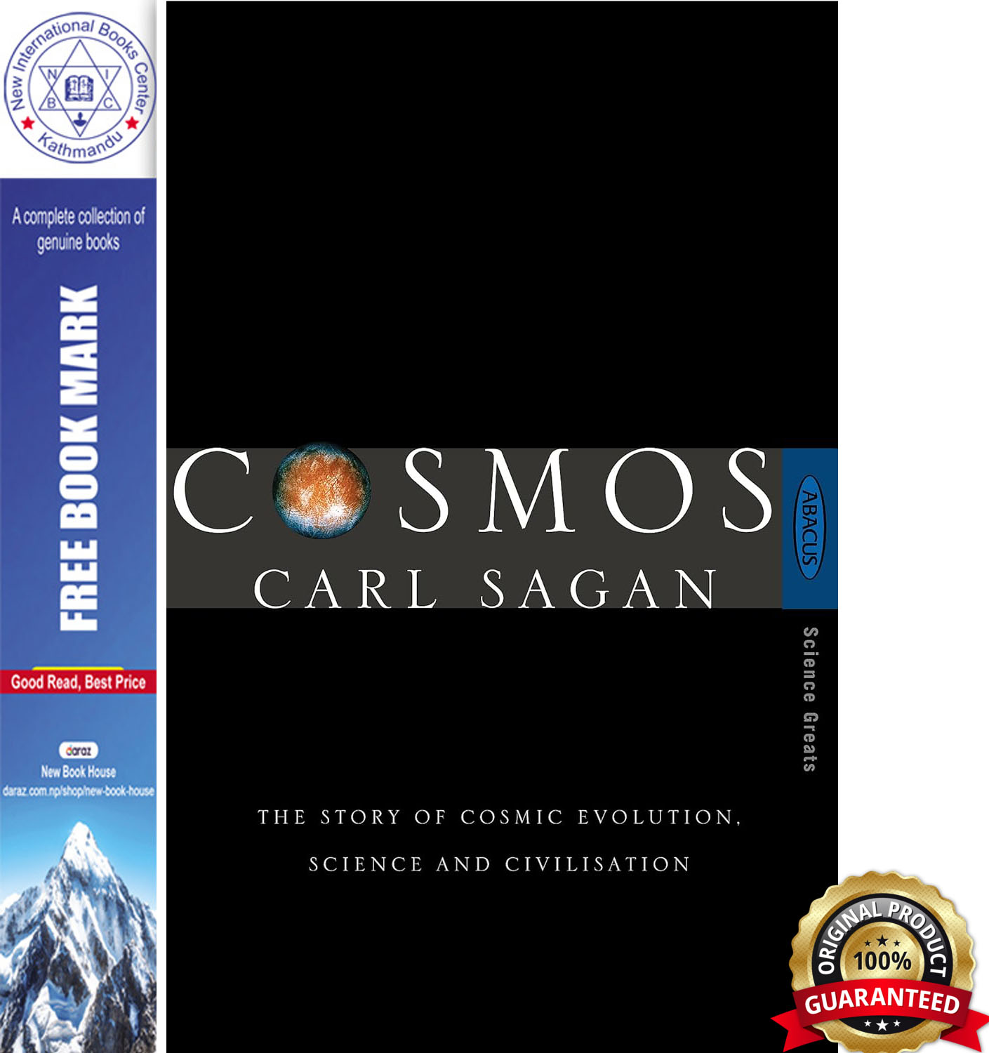 COSMOS by Carl Sagan, book cover
