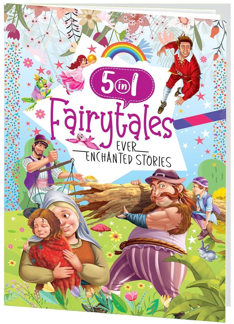 5 In 1 Fairytales - A Captivating Compilation of Timeless Tales : Ever Enchanted Stories by Unknown, book cover