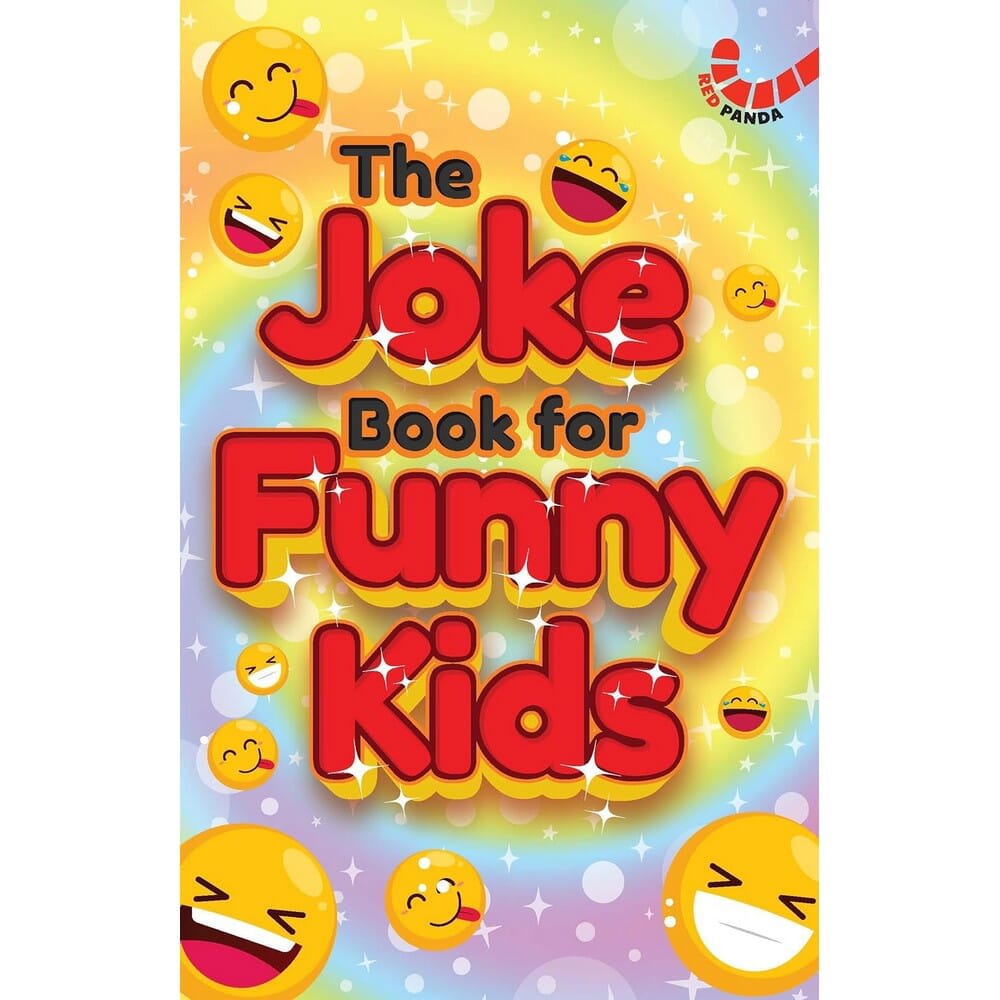 The Joke Book For Funny Kids by Red Panda, book cover
